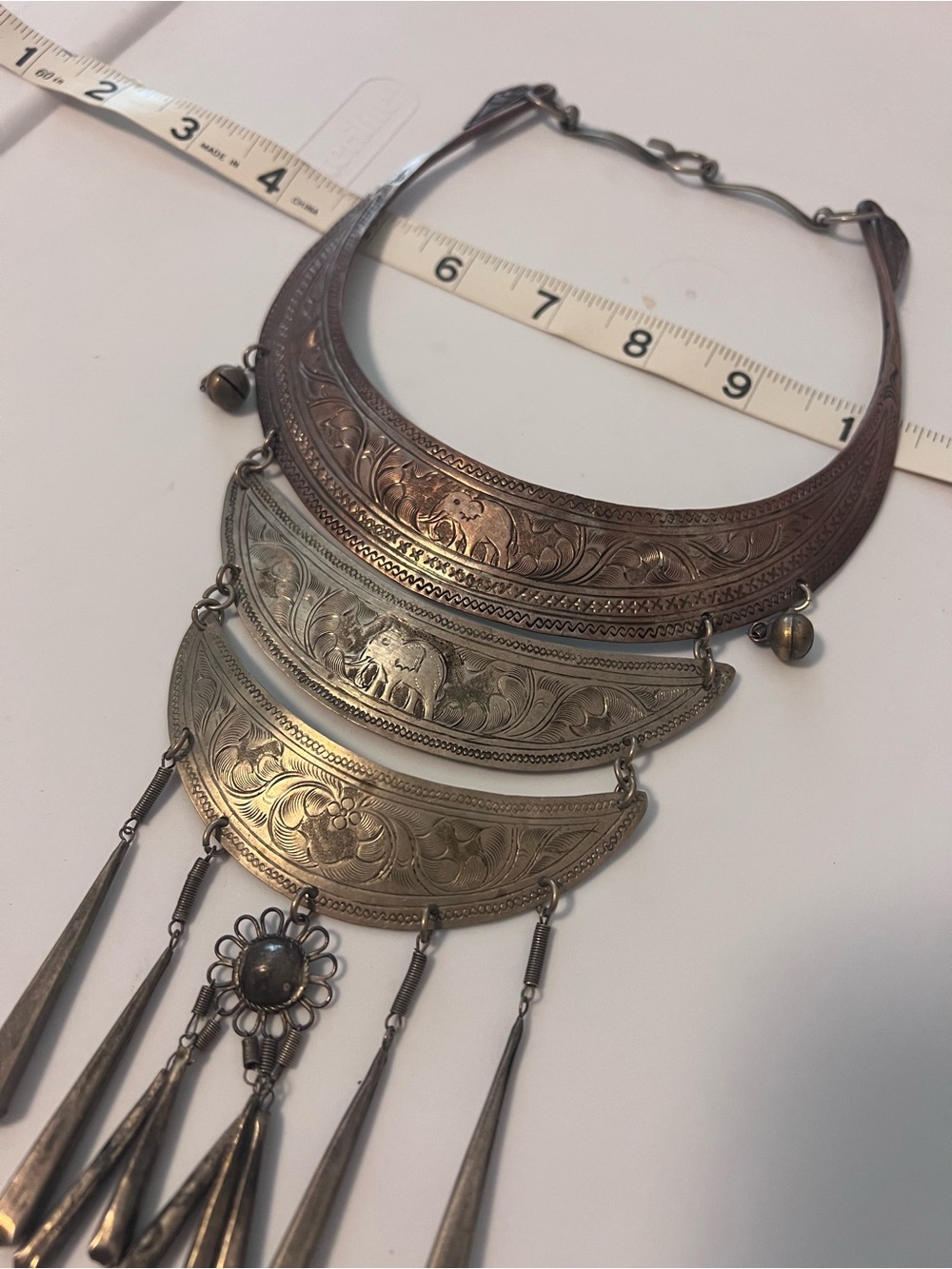 Southeast Asian Metal Collar Necklace